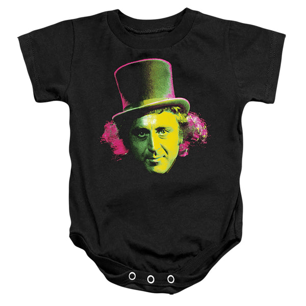 Willy Wonka And The Chocolate Factory - Willy Wonka Face Infant Snapsuit