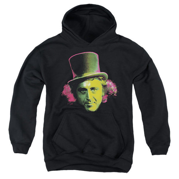 Willy Wonka And The Chocolate Factory - Willy Wonka Face Youth Hooded Sweatshirt