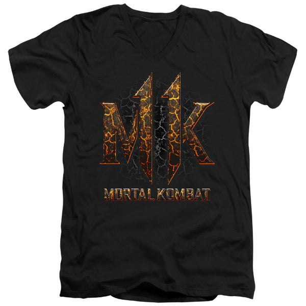 Mortal Kombat 11 - Mk11 Lava Adult Slim Fit V Neck Cotton