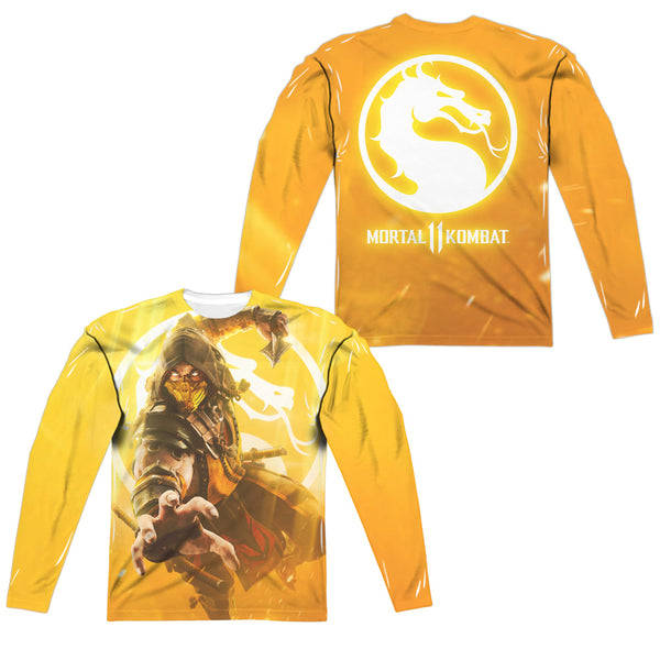Mortal Kombat 11 - Scorpion L - S Adult Poly Crew
