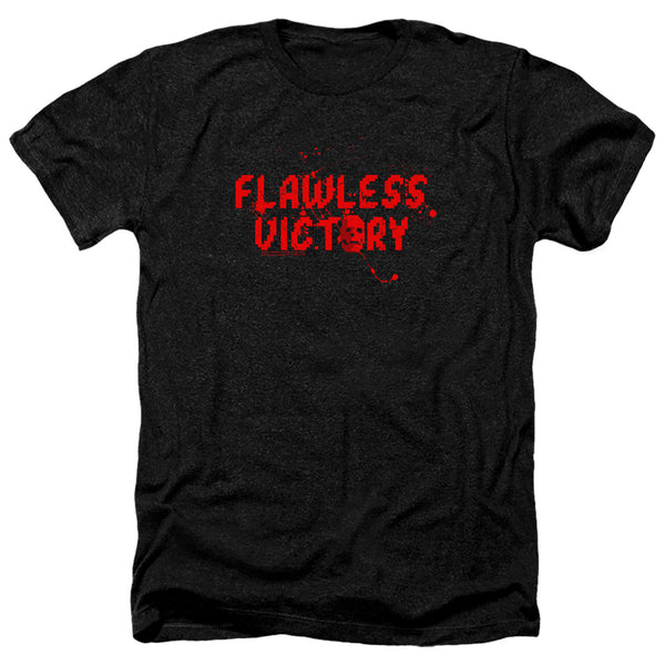 Mortal Kombat Klassic - Flawless Victory Adult Regular Fit Heather Short Sleeve