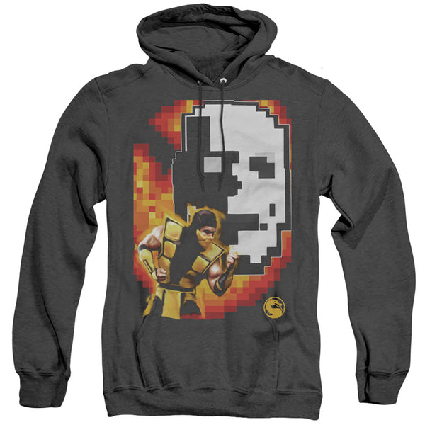 Mortal Kombat Klassic - Scorpion Adult Heather Hoodie