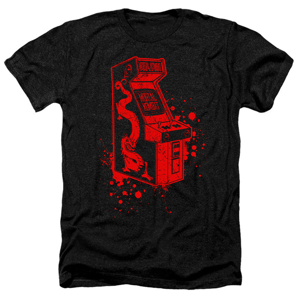 Mortal Kombat Klassic - Insert Coin Adult Regular Fit Heather Short Sleeve