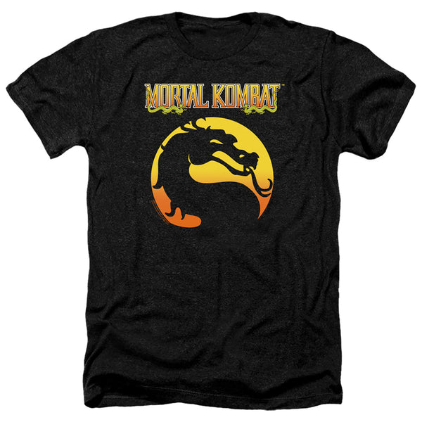 Mortal Kombat Klassic - Logo Adult Regular Fit Heather Short Sleeve
