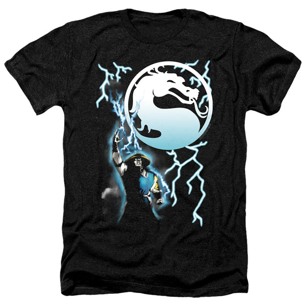 Mortal Kombat Klassic - Raiden Adult Regular Fit Heather Short Sleeve