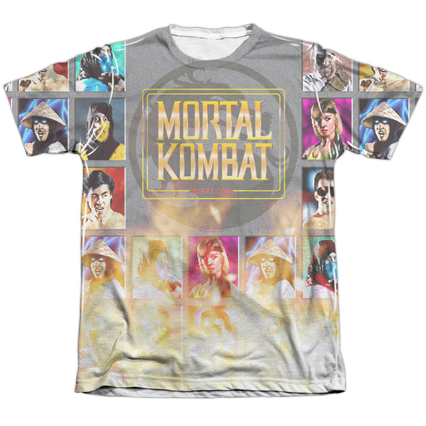 Mortal Kombat Klassic - Choose Your Fighter Adult Regular Fit Short Sleeve 65 - 35 Poly - Cotton