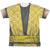 Mortal Kombat Klassic - Scorpion Outfit Adult Regular Fit Short Sleeve 65 - 35 Poly - Cotton