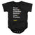 Friends - Reunion Names Infant Snapsuit