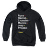 Friends - Reunion Names Youth Hooded Sweatshirt