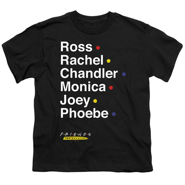 Friends - Reunion Names Youth Short Sleeve