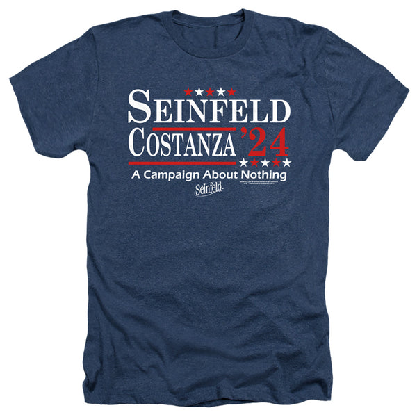 Seinfeld - Election Tee Adult Regular Fit Heather Short Sleeve