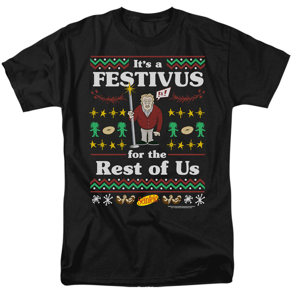 Seinfeld - Festive Festivus Adult Regular Fit Short Sleeve