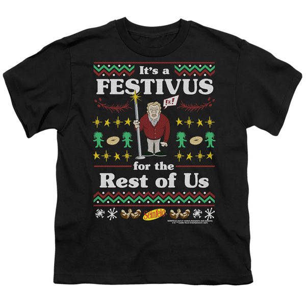 Seinfeld - Festive Festivus Youth Short Sleeve