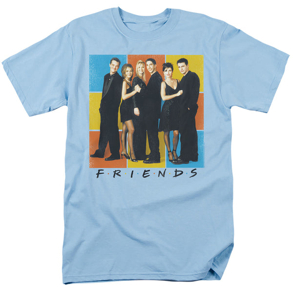 Friends - Color Block Of Friends Adult Regular Fit Short Sleeve