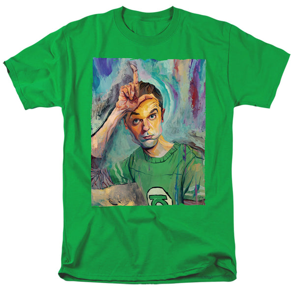 Big Bang Theory - Sheldon Painting Adult Regular Fit Short Sleeve