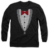 Big Bang Theory - Pixelated Tux Adult Long Sleeve