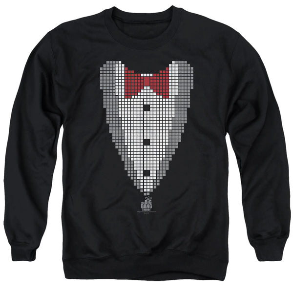 Big Bang Theory - Pixelated Tux Adult Crewneck Sweatshirt