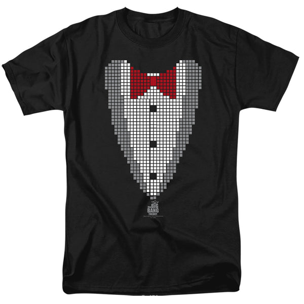 Big Bang Theory - Pixelated Tux Adult Regular Fit Short Sleeve