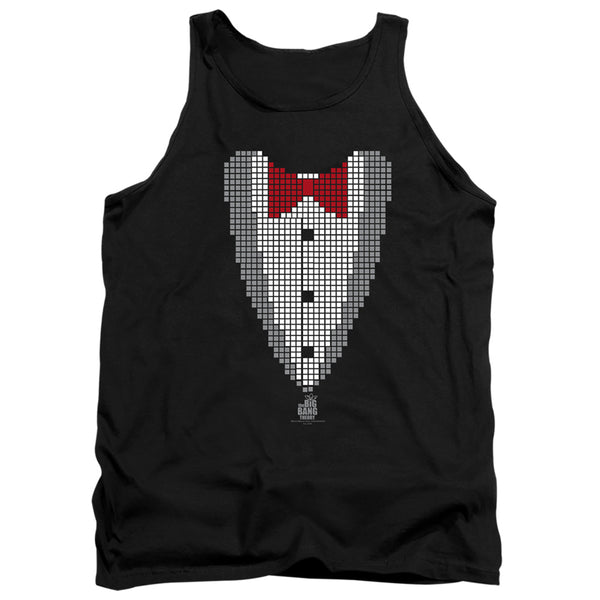 Big Bang Theory - Pixelated Tux Adult Tank Top
