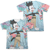 Animaniacs - Yakko World (Front - Back Print) Adult Regular Fit Short Sleeve 65 - 35 Poly - Cotton