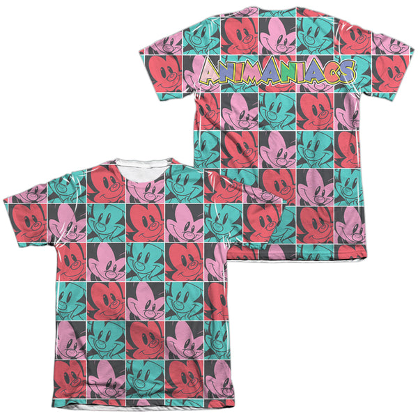 Animaniacs - Squares (Front - Back Print) Adult Regular Fit Short Sleeve 65 - 35 Poly - Cotton