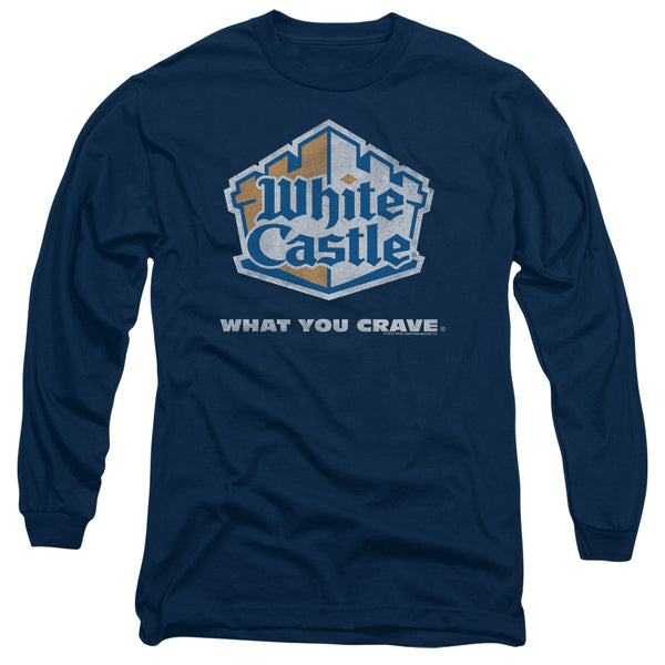 White Castle - Distressed Logo Adult Long Sleeve