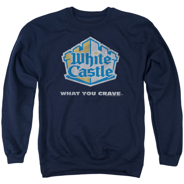 White Castle - Distressed Logo Adult Crewneck Sweatshirt
