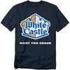 White Castle - Distressed Logo Adult Regular Fit Short Sleeve