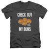White Castle - My Buns Adult Slim Fit V Neck Cotton
