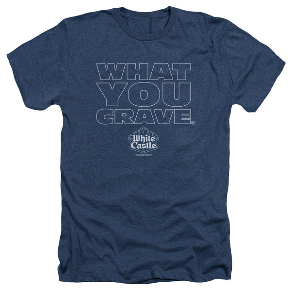 White Castle - Craving Adult Regular Fit Heather Short Sleeve