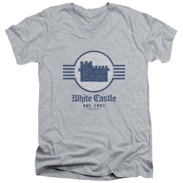White Castle - Emblem Adult Slim Fit V Neck Cotton
