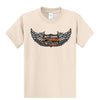 Dad's Garage Wings and Shield - Graphic Tee