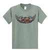 Dad's Garage Wings and Shield - Graphic Tee