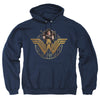 Wonder Woman Movie - Power Stance And Emblem Adult Pullover Hoodie