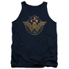 Wonder Woman Movie - Power Stance And Emblem Adult Tank Top