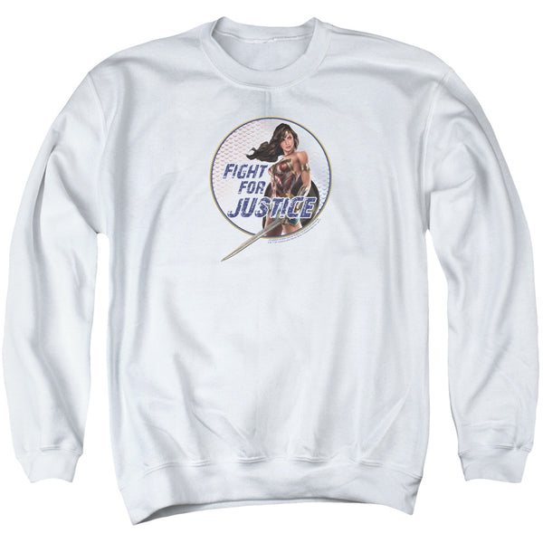 Wonder Woman Movie - Fight For Justice Adult Crewneck Sweatshirt