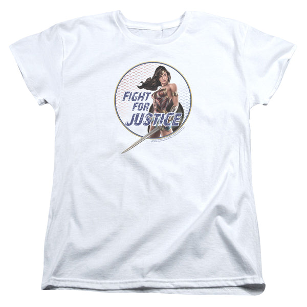 Wonder Woman Movie - Fight For Justice Women's Short Sleeve