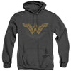 Wonder Woman Movie - Distressed Logo Adult Heather Hoodie