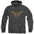 Wonder Woman Movie - Distressed Logo Adult Heather Hoodie
