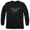 Wonder Woman Movie - Distressed Logo Adult Long Sleeve