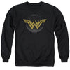 Wonder Woman Movie - Distressed Logo Adult Crewneck Sweatshirt