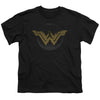 Wonder Woman Movie - Distressed Logo Youth Short Sleeve