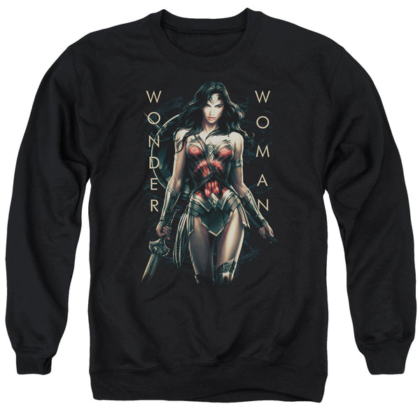 Wonder Woman Movie - Armed And Dangerous Adult Crewneck Sweatshirt