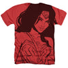 Wonder Woman Movie - Ww Smile Adult Regular Fit Heather Short Sleeve