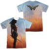Wonder Woman Movie - Poster (Front - Back Print) Adult Regular Fit Short Sleeve 100% Poly