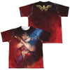 Wonder Woman Movie - Arms Crossed (Front - Back Print) Youth Short Sleeve 100% Poly
