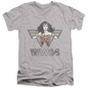 Wonder Woman 84 - In Symbol Adult Slim Fit V Neck Cotton