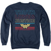 Wonder Woman 84 - Truth Love Justice Adult Crewneck Sweatshirt