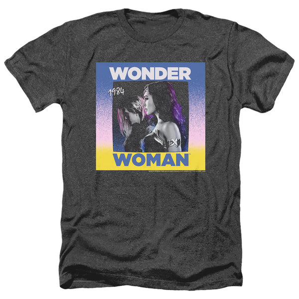 Wonder Woman 84 - Wonder Duo Adult Regular Fit Heather Short Sleeve