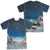 Yes - Topographic Oceans (Front - Back Print) Adult Regular Fit Short Sleeve 100% Poly